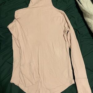 GAP Soft Pink Feather Turtleneck